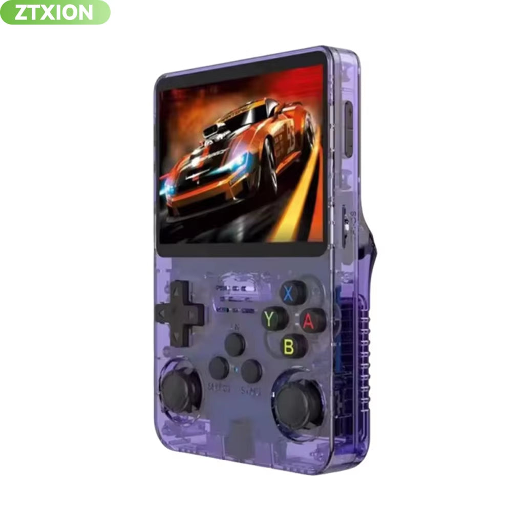 ZTXION R36S Retro Handheld Game Console - 64GB, 14000 Built-in Games, 3.5 Inch Screen