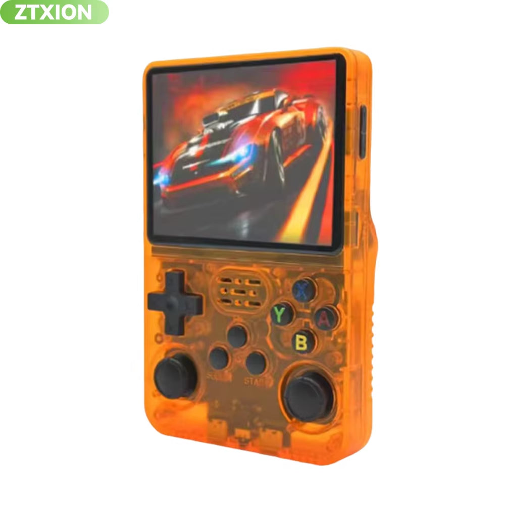 ZTXION R36S Retro Handheld Game Console - 64GB, 14000 Built-in Games, 3.5 Inch Screen